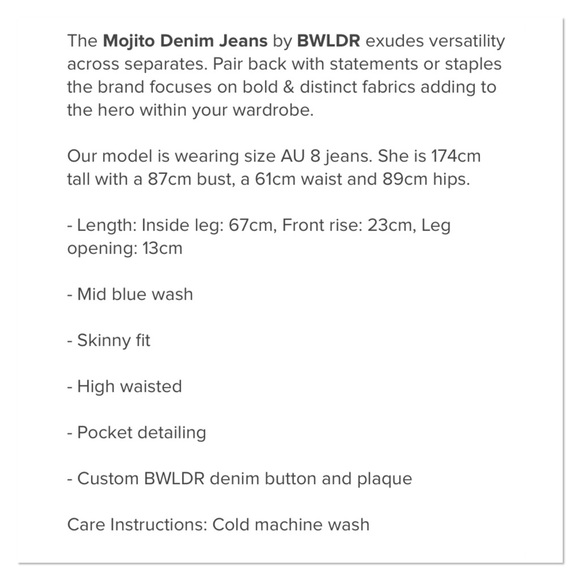 BWLDR Mojito High Waisted Jeans - Picture 7 of 10